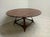 1980s Brazilian Hardwood lashed planks Dining Room Pedestal Table arts crafts mcm For Sale - Image 9 of 10