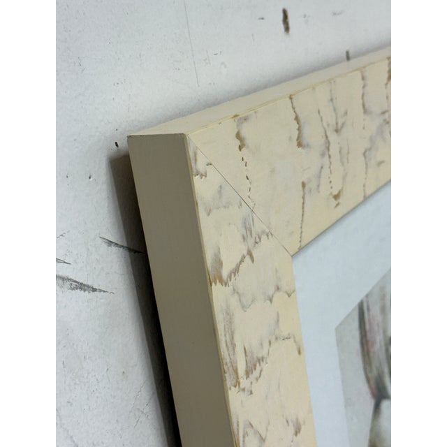 2010s Portrait of Woman With Paisley Overlay, Framed For Sale - Image 5 of 12