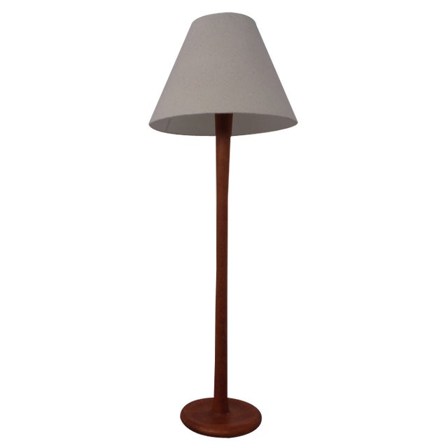 Large Danish Teak Floor Lamp from Dyrlund, 1960s For Sale