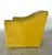 1980s Vintage Upholstered Yellow Club Chair For Sale In Denver - Image 6 of 6