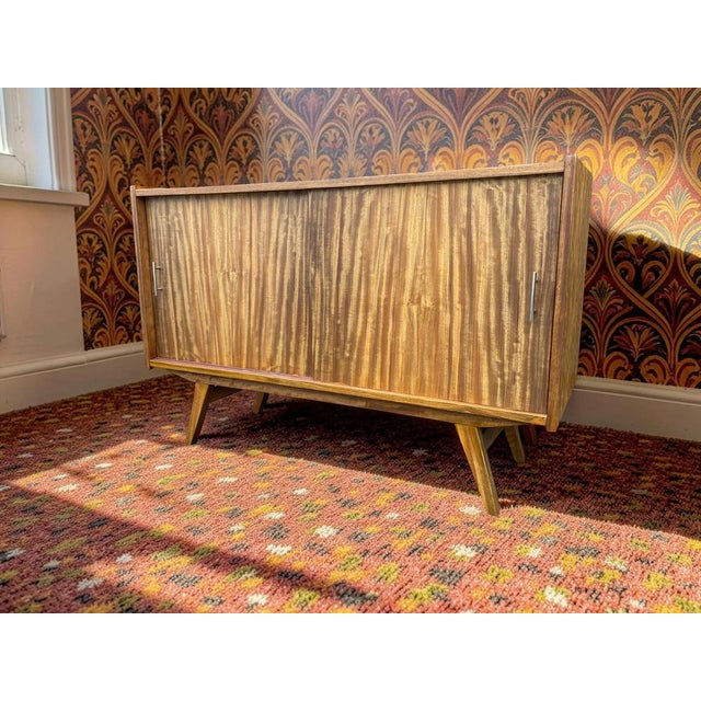 Mid-Century Modern Walnut Sideboard by Słupskie Fabryki Mebli, 1960s For Sale - Image 15 of 16