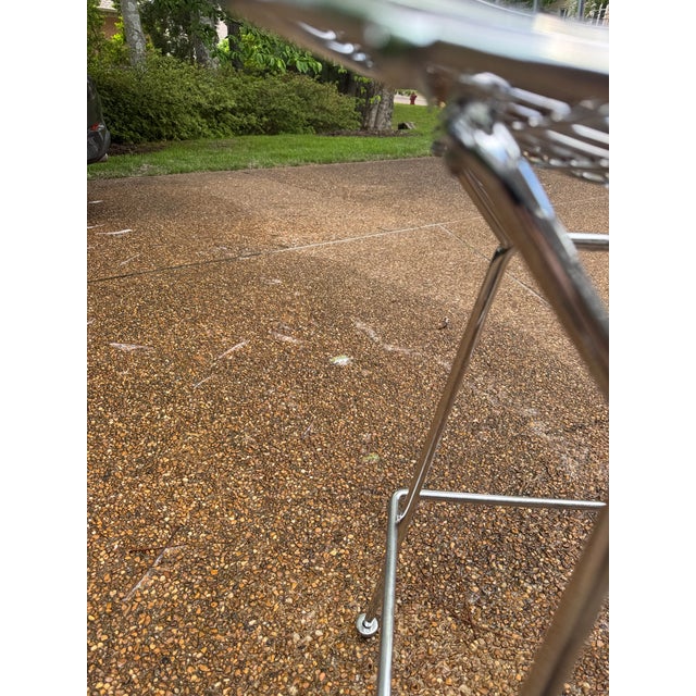 Metal Attributed to Harry Bertoia Bar Stools for Knoll , Pair For Sale - Image 7 of 9