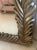 Glass Late 20th Century Monumental Modern Silvered Palm Frond Mirror For Sale - Image 7 of 10