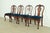 English Smith & Watson Georgian Carved Mahogany Dining Chairs, Set of Four For Sale - Image 3 of 14