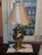 Metal Vintage Brass Hollywood Regency Table Lamp For Sale - Image 7 of 8