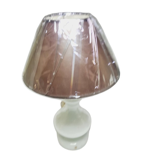 Purple Classical Bedside Lamp from Holmegaard, Denmark, 1970s For Sale - Image 8 of 17