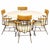Mid Century Modern Richard McCarthy Selrite Dinette Set Table 4 Armchairs 1960s For Sale - Image 12 of 12