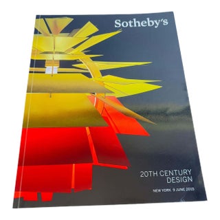 Sotheby's 20th Century Design Auction Catalogue, New York 2015 For Sale