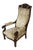 Antique Carved Walnut Armchair, Turn of the 19th and 20th Centuries For Sale - Image 16 of 16