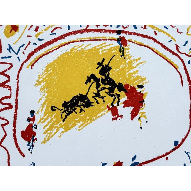 Pablo Picasso, The Little Bullfight, 1958, Original Signed Lithograph For Sale - Image 3 of 5