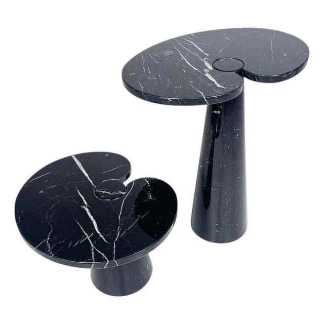 Mid-Century Modern Eros Side Tables by Angelo Mangiarotti, 1970, Set of 2 For Sale