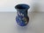 Blue Vintage 1980s Studio Pottery Blue & Green Drip Glaze Vase For Sale - Image 8 of 9