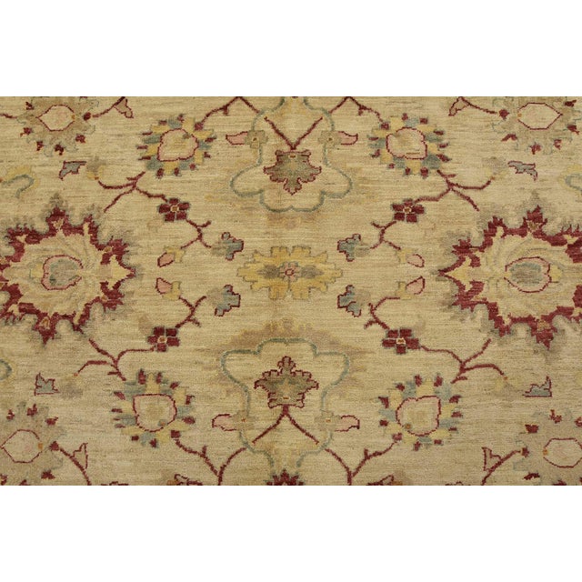 2020s Ziegler Rug 10'1'' X 13'4'' Beige Wool Traditional Hand-Knotted Oriental Carpet For Sale - Image 5 of 12