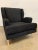 Custom Made Lounge Chair in Black Sherpa For Sale - Image 9 of 13