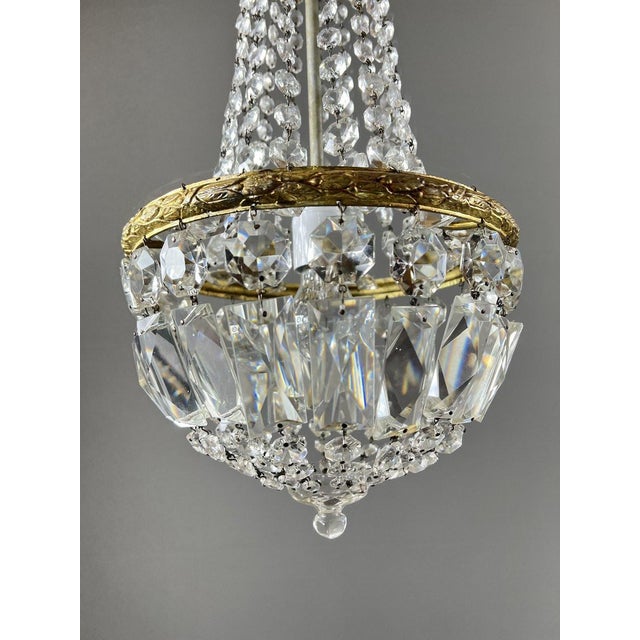 Late 19th Century Bronze and Crystal Chandeliers, Set of 2 For Sale - Image 12 of 12