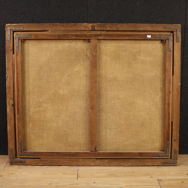 Great 17th Century Mythological Painting, Bacchanal, 1650, Oil on Canvas For Sale - Image 6 of 15