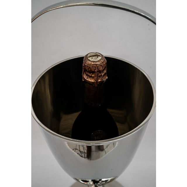 Art Deco Nickel-Plated Champagne Bucket Stand, 1920s For Sale - Image 6 of 13