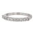 0.90ctw Diamond Wedding Band 14k White Gold Size 10 Stackable Annivesary Ring For Sale