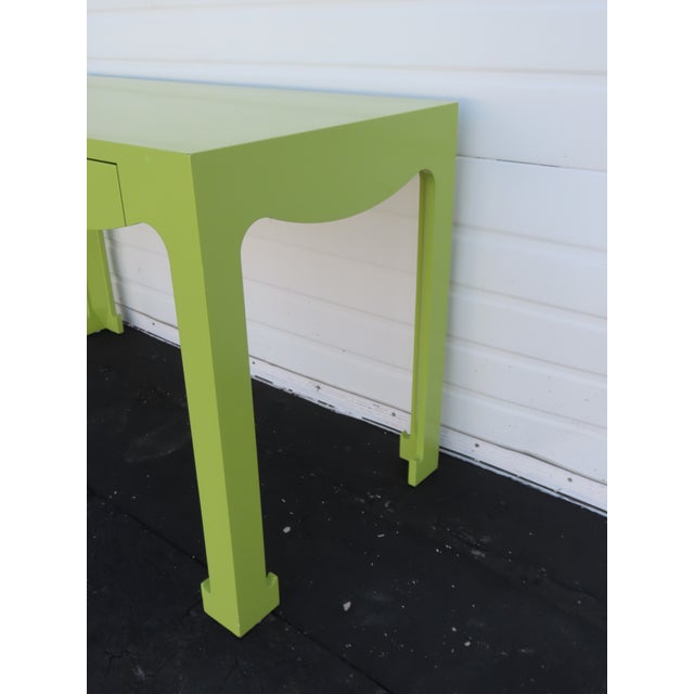 Bungalow 5 Villa and House Jordan Collection Painted Green Writing Desk 6920 For Sale - Image 15 of 18
