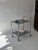 1930s Neo-Classical Serving Trolley in Silver-Plated and Bamboo Effect Metal from Maison Baguès, 1930s For Sale - Image 5 of 9