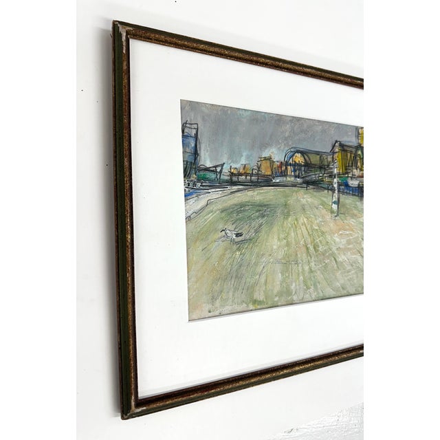1959 Mixed Media Painting by Mid Century Illustrator Lawrence DiFiori For Sale - Image 4 of 10
