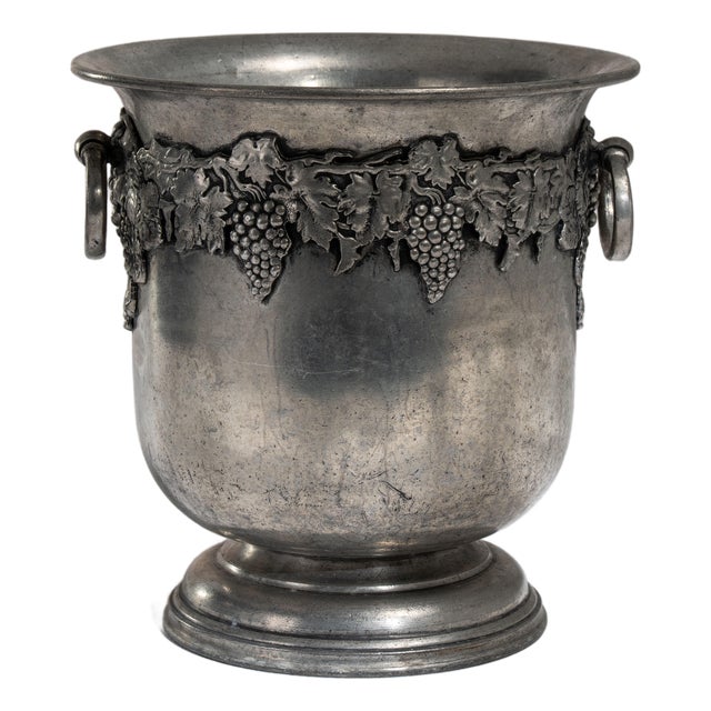 Mid 20th Century France Silver Ice Bucket For Sale