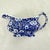 1940s Crownford China Blue Calico Gravy Boat & Underplate For Sale In Philadelphia - Image 6 of 12