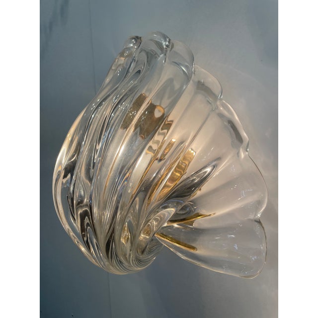 Glass Nancy Corzine Murano Glass Shell Wall Sconce For Sale - Image 7 of 8