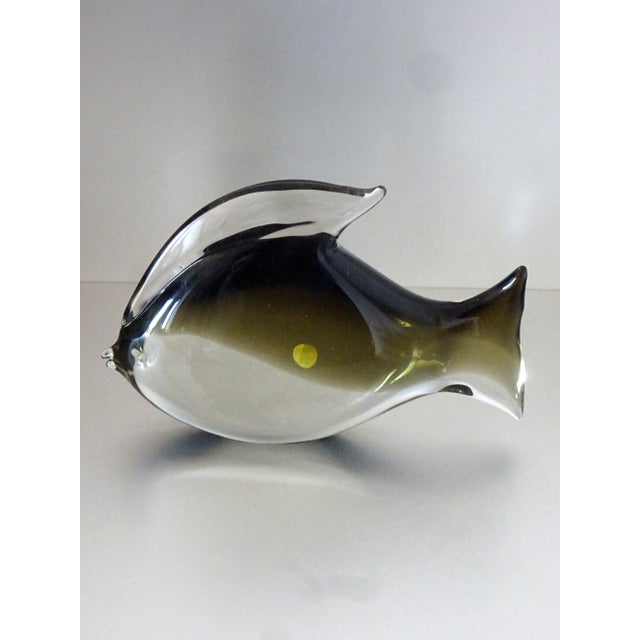 Grey Murano Glass Fish, 1960s For Sale - Image 12 of 13