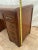 1930s Art Deco Desk Waterfall Top Seven Dovetail Brass Drawers Walnut Finished Back For Sale - Image 13 of 18