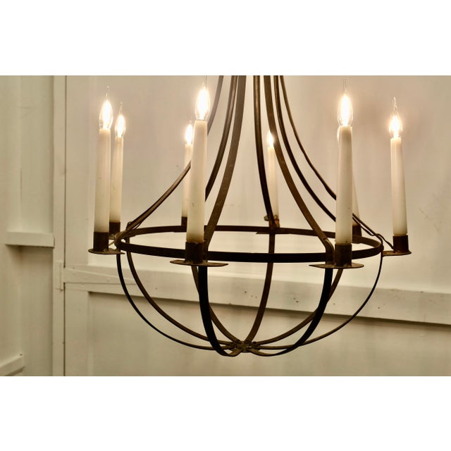 Large Blacksmith Ballon Light, 1970s For Sale - Image 4 of 8