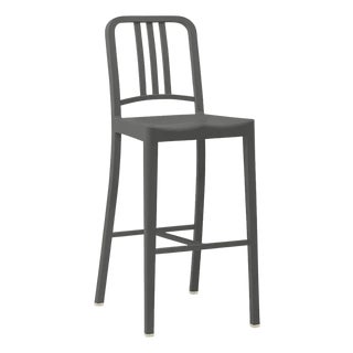 Emeco 111 Bar Height Stool in Charcoal (New in Box) For Sale
