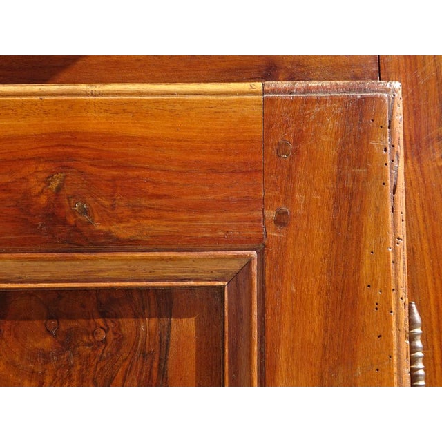 Louis Philippe Wardrobe in Light Walnut For Sale - Image 9 of 18