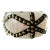 Vintage 1980s Brass Studded Bangle Bracelet For Sale