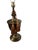Metal Vintage Stiffel Brass Trophy Lamp With Red and Gold Tassels For Sale - Image 7 of 12