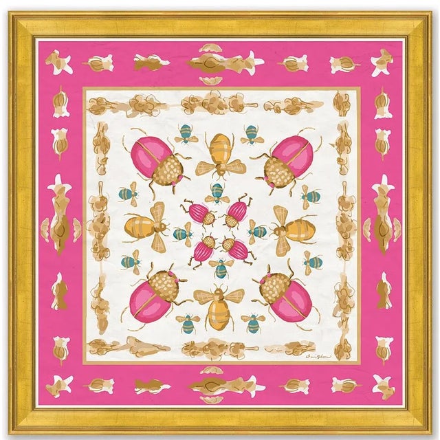 Illustration Rive Gauche by Dana Gibson, Framed Art Prints - Set of 4 For Sale - Image 3 of 6