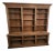Italian Bookcase in Solid Oak For Sale
