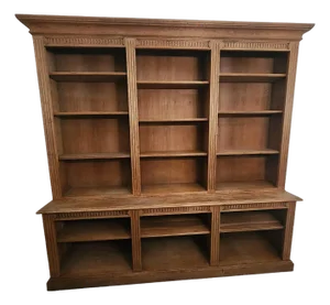 Italian Bookcase in Solid Oak