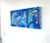 "Blue Motion" Abstract Acrylic Landscape Painting by Matthew Izzo, 2021 Acrylic Paint on Canvas Dimensions: 11” W x 14” H...
