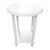 White Turned Spindle Leg Side Table For Sale - Image 4 of 6