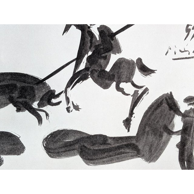 Pablo Picasso Pablo Picasso, Corrida Scene, Photogravure, 1961 For Sale - Image 4 of 5