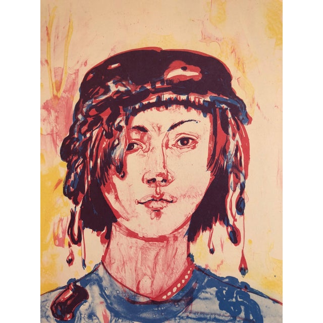 André Thomkins, 1970s Modernist Swiss Colorful Surrealism Signed Dada Lithograph Andre Thomkins For Sale - Image 4 of 5