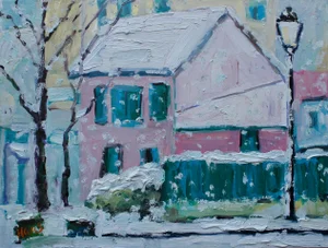Winterscapes — Modern Impressionist Snowscape (Original Oil Painting)