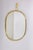 Gold Mid-Century Brass Loop Wall Mirror with Hook by Josef Frank for Svenskt Tenn, 1960s For Sale - Image 8 of 9