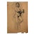 1940s Peter Sobaki Charcoal on Paper Black Female Nude Drawing For Sale
