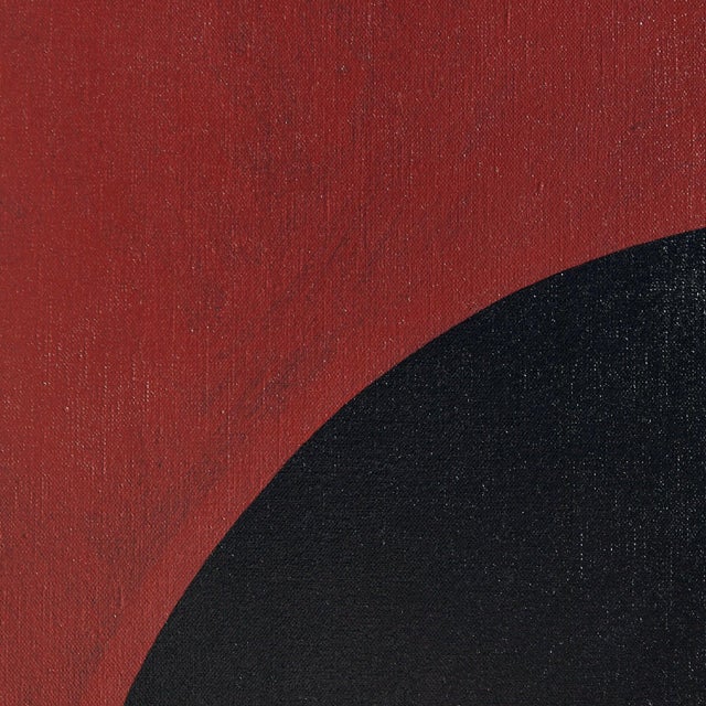 Martial Westburg, Portrait of The Peary Proxy #4, Oil on Canvas Painting, 1981 For Sale - Image 9 of 11