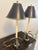 Hollywood Regency Vintage 1984 Sarreid Ltd. Palm Frond Table Lamps – Pair – Hollywood Regency / Palm Beach Style For Sale - Image 3 of 8