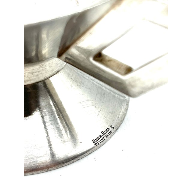 Silver Art Deco Hotel Silverware with Engraved Bear Motif from Gebrüder Hepp, Germany, 1920s For Sale - Image 8 of 12