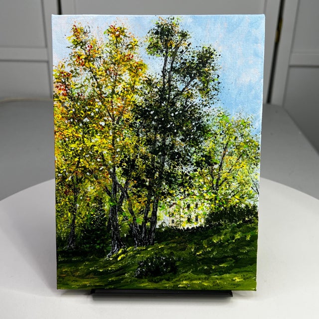 "Morning Glory" Contemporary Original Impressionist Style Landscape Painting by Deb Bossert For Sale - Image 4 of 7