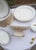 The set consists of the following 24 pieces: 12 dinner plates (24 cm diameter) 6 soup plates (24 cm diameter) 1 relish...